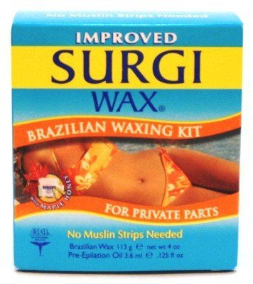 Surgi WAX Brazilian Waxing Kit for Private Parts 113 grm