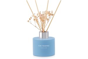 L'odeur Vill -Lavanda & Geranio Diffusore Profumatore per Ambienti con 6 Bastoncini di fragranza, 4.06 oz (120ml), essenziale di fragranzaper casa per la Camera da Letto, Ufficio,Bagno decorazione.