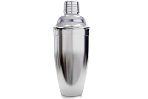 Cocktailshaker, 750 ml rostfritt stål cocktailshaker, martini shaker kopp, mixer med sil, barblandare rostfritt stål Bartende