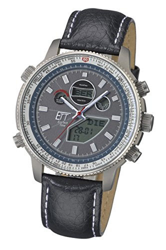 Herrenarmbanduhr Funk-Solar Eco Tech Time Solar Drive Funk Professional Pilot Herrenuhr EGT-11199-31L Solar-Funk Herrenuhr Herrenarmbanduhr Funk-Solar Eco Tech Time Solar Drive Funk Professional Pilot Herrenuhr EGT-11199-31L Solar-Funk Herrenuhr