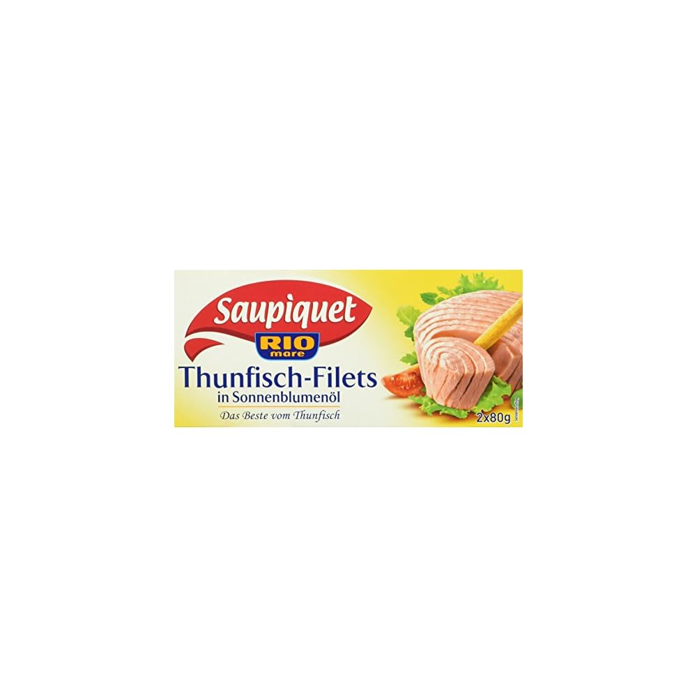 Saupiquet Thunfisch Filet In Sonnenblumenl 10er Pack 10 X 2 X 80 G Dose