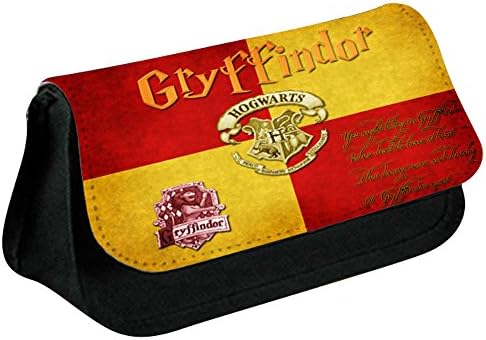 Harry Potter Gryffindor Printed Design Pencil Case Makeup Bag for Stationary/School/College/Cosmetic - 0052