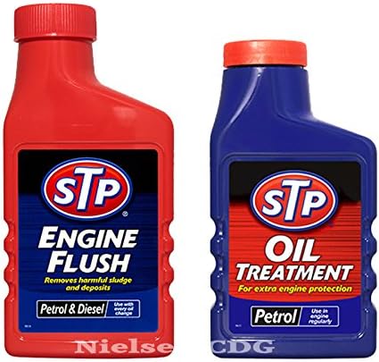 STP Engine Flush 450ML + STP Petrol Oil Treatment 450ML
