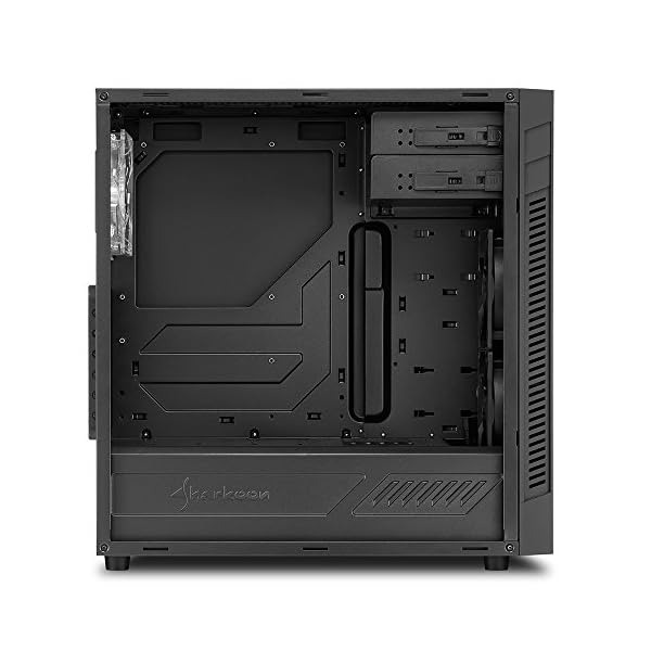 Sharkoon s25-v - Caja de Ordenador, pc Gaming, semitorre ATX, Negro. - Image 5