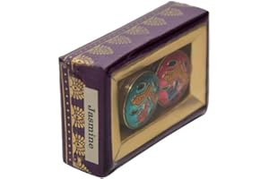 FASHNKART Chakra Parfum solide naturel Jasmin pour femmes et hommes, fait à la main avec des huiles essentielles, végétalien et longue durée 0,14 OZ