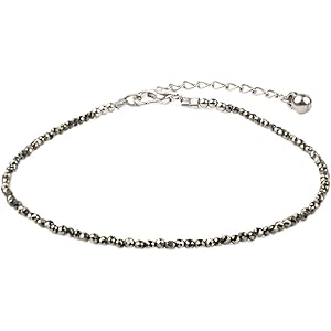 Astrotalk Raw Pyrite Anklet | Stone of Money, Protection & Power | Pyrite Anklet for Women | Best Gift Items | Spiritual Jewellery for Women