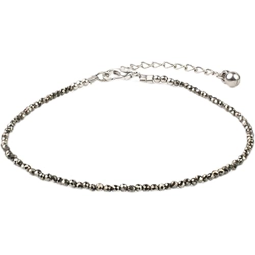 Astrotalk Raw Pyrite Anklet | Stone of Money, Protection & Power | Pyrite Anklet for Women | Best Gift Items | Spiritual Jewellery for Women