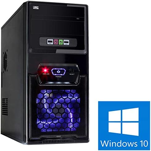 OCHW Viper Ultra Fast Quad Core, Gaming PC Desktop Computer AMD Kaveri A8 X4 9600 CPU Quad Core, ATI Radeon HD R7 Graphics,1000GB HDD Hard Drive, 4GB 2133MHZ DDR4 RAM, USB 3.0, Wifi, Windows 10 Operating Software