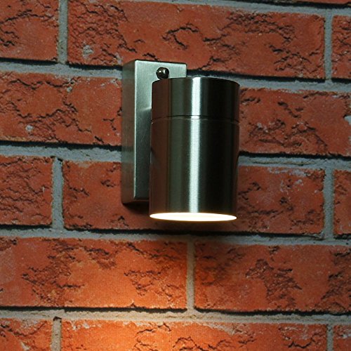 LED Edelstahl Wandleuchte für den Außenbereich, 2800K warm weiß, mit Down-light - 6