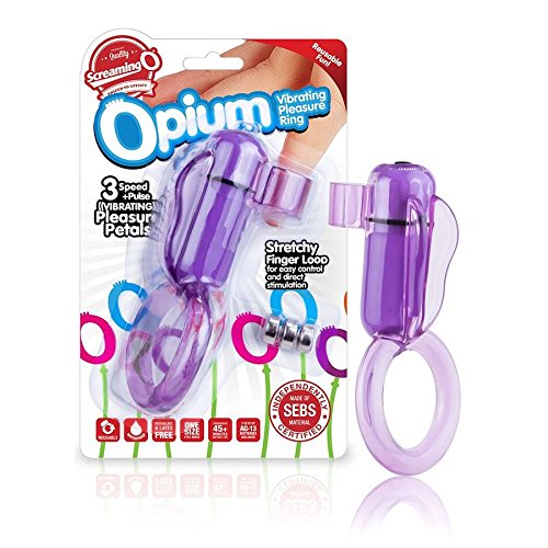 Price comparison product image Screaming O Opium Vibrating Pleasure Ring Purple