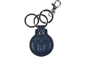 Enzo Castellano Portachiavi in Pelle con Ciondolo SS Lazio