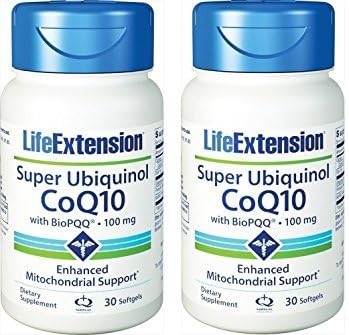 Life Extension Super Ubiquniol Coq10 with Biopqq - 2 Bottles by Leo