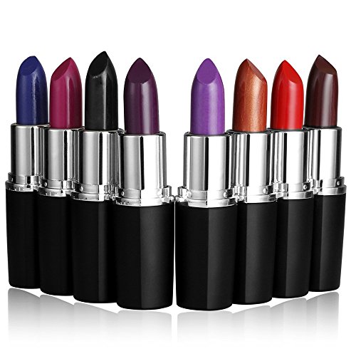 Neverland 8pcs Wasserdichte Long Lasting Vampire Stil Make-up Lip Gloss Lippenstift Set