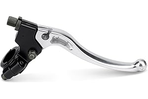 LOCOPOW 22mm 7/8 Pollici Leva Freno Frizione Anteriore Universale Sinistra per Moto 50cc 70cc 90cc 110cc 125cc Dirt Pit Bike Cilindro Frizione Idraulico