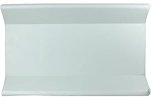 Kikido Cambiador Bebe Universal - 74 x 46 x 10 cm - Gris Chic - Trocador de Bebé Impermeable - Tejido Suave con Relleno de Esponja Fácil de Lavar