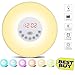 Produktbild Wake Up Light, Lichtwecker Wecker LED mit Sonnenaufgang Simulation, Natur Sounds, Tagelichtwecker mit Intelligente Schlummerfunktion, FM Radio, Touch Control, 7 Farbige LED 10 Dimmstufen