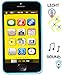 Produktbild alles-meine.de GmbH Smartphone - Handy mit 40 Sound´s & Musik & Licht -  BLAU  - für Kinder / Jungen & Mädchen - Auto - elektrisches Kinderhandy - Telefon - Lernhandy / Kindert..