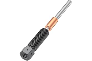 Creality K1 Max 0,4 mm Buse Haut Débit Officielle E3D Obxidian™, Buse en Acier Trempé Multicanal pour Une Impression Haute Vitesse de 600 mm/s pour Imprimantes 3D K1C, Ender 3 V3/Plus, K1 Max K1