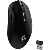 Logitech G G305 LIGHTSPEED Mouse Gaming Wireless, Sensore 12K HERO, 12.000 DPI, Design Leggero, 6 Pulsanti Programmabili, Bat