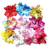 Material: tela, plástico y aleación; Diámetro de la flor: cerca de 8 cm