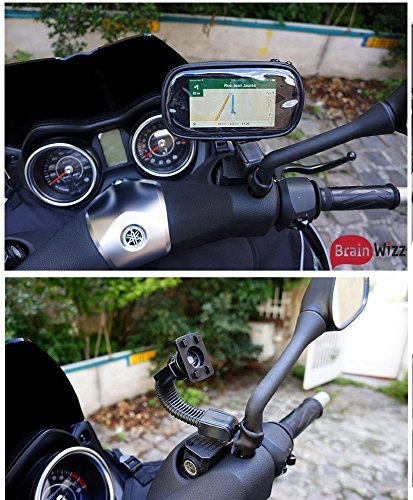 Soporte BrainWizz Motocicleta moto ciclomotor brazo articulado con el caso del iPhone 6 6S a prueba de agua y smartphones tama o equivalente 135mm x 65mm reviews Soporte BrainWizz Motocicleta moto ciclomotor brazo articulado con el caso del iPhone 6 6S a prueba de agua y smartphones tama o equivalente 135mm x 65mm