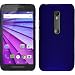 Produktbild PhoneNatic Case für Motorola Moto G 2015 3. Generation Hülle blau gummiert Hard-case für Moto G 2015 3. Generation + 2 Schutzfolien