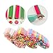 inkint 150pcs Nail Art Tips Fimo Rods Manicure Polymer Clay Canes Stickers DIY Decoration For Nail Cute Design