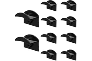 YOUNLEN Selbstklebende Huthaken,Selbstklebende Hut-Halter,Cap Halterung Wand,Wand Hutaufbewahrung Huthalter Cap,Cap Halterung Wand,für Verschiedene Mützen,Schlüsselanhänger, Kopfhörer,Schals(10 Stück)