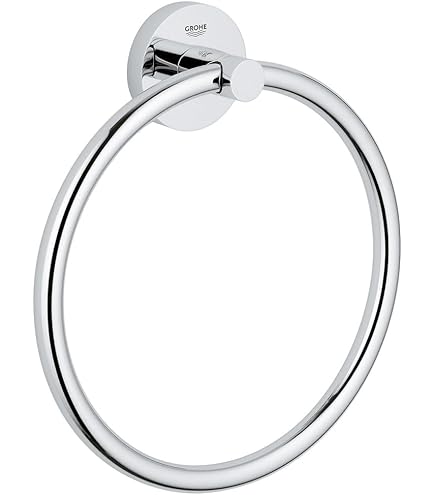 Poignée De Bain Grohe Essentials Rouge (RAL 3003) – Modèle 40421001 – Laiton