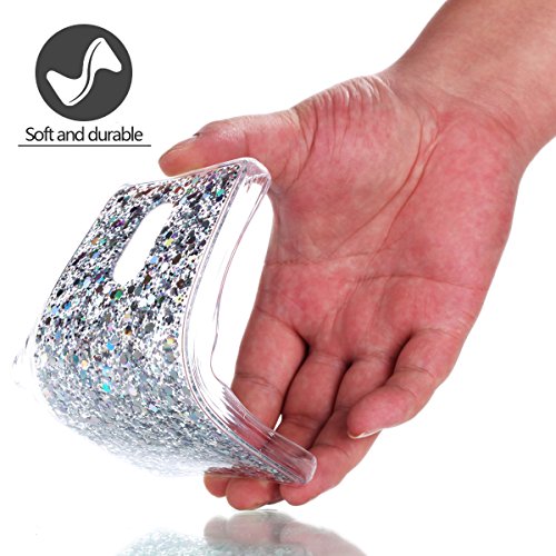 Funda Xiaomi Redmi Note 4  E-Lush Carcasa  Crystal  Bling Purpurina llamativa Silicona Funda Protectora Dura Anti-rasgu  o y a Prueba de Golpes Bumper  Semi-transparent Lentejuelas  Ligero Funda para Xiaomi Redmi Note 4