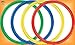 Produktbild Kinder Hula Hoop Reifen Gymnastikreifen Hula Hup 50 cm "4 Sück"