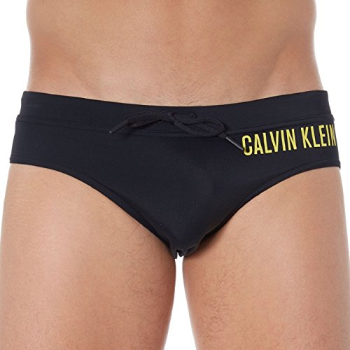 Preisvergleich Produktbild CALVIN KLEIN HERREN BADEANZUG BRIEF KM0KM00142 s schwarz