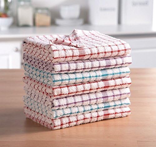 100% Terry Cotton Tea Towel single pack or multi pack Set Kitchen Dish Cloth (Jumbo pack 12)
