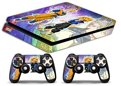 Edición limitada de skin protectora para Ps4 SLIM - GOHAN TRUNKS DRAGONBALL