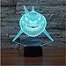 Produktbild Shark Neuheit Licht 7 Farben Ändern 3D Vision Nachtlicht creativee Touch Desktop Lampen Visuelle Licht 3D Lampe Home Decoratetion, Fernbedienung Und Touch