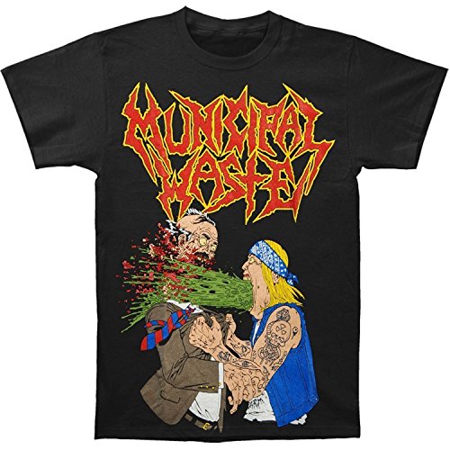 Pliuegy JSR Men's Municipal Waste Barfing T-Shirt