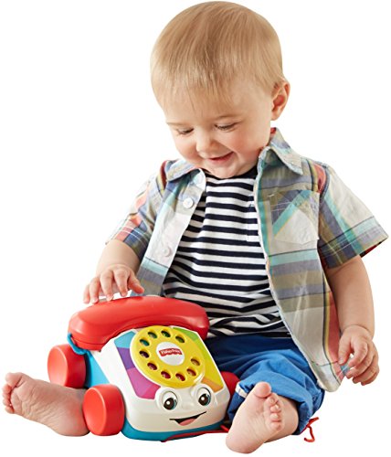 Fisher-Price Mon Téléphone mobile jouet bébé, 12 boutons et 4 couleurs de lumières, pour apprendre les chiffres, les lettres, 12 mois et plus, FGW66 – Image 3
