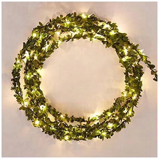 Glimmer Lightings Leaf Garland Flexible String Light for Home Decoration, Garden, Party, Diwali, Christmas - Warm White, 5 Meters - Image 7