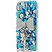 Produktbild Spritech (TM) 3D handgemachte Mode Frauen Ipod Touch 6 Fall Luxus voller Diamant-Design Bling Big bowknot Quasten Loverly Blumendekor freie harte Caver iPod Touch 6