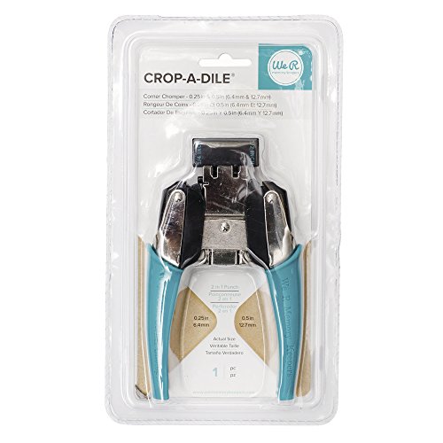 RAYHER – 7965900 – Crop-a-Dile Corner Chomper f.runde Ecken, 1/2´´ und 1/4´´, Stück in Blisterbox - 2