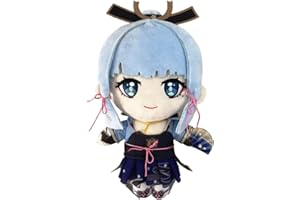 ANJINGUANG Postać z gry, pluszowa Kamisato Ayaka pluszowa figurka anime, miękkie rzeczy, pluszowy, prezent kolekcjonerski, 20 cm, urocza kreskówka, ozdoba, pluszowe poduszki, dekoracja domu, na łóżko, sofę, do