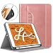 Produktbild MoKo Hülle Ersatz für Pad Mini 5th Generation 7.9" 2019/iPad Mini 4 2015 mit Stifthalter - Premium Stoßfest Schutzhülle Multi Winkel Stand Folio Cover, Auto Wake/Sleep - Rose Gold
