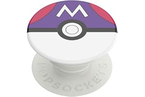 PopSockets: PopGrip - Support et Grip pour Smartphone et Tablette avec un Top Interchangeable - Pokémon - Master Ball