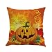 Produktbild Halloween Ghost Pumpkin Kissenbezug Sofa Taille Throw Kissenbezug Home DecorKissen ist nicht inbegriffen ) (C)