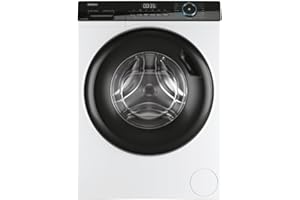 Haier, I-Pro Serie 3, HW80-B14939-IT, Lavatrice a carica frontale, 8 KG, Classe A, 1400 giri, 67dB, Vapore, 14 programmi, Partenza ritardata, Bianco, AxLxP 85x59,5x62 cm