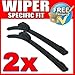Produktbild Generic DYHP-A10-CODE-2831-CLASS-1 - Fenster-Gelenklose Upgrade-Blades Windo 45,7 cm / 45,7 cm Frontscheibe, spezifisch passend für ecifi Flat Wischerblätter vorne -NV_1001002831-HP10-UK_544