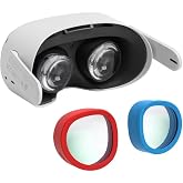 Merryhome(1 Pack) VR Lens Protector, Blue Light Glasses, for Quest 3S/ Quest 2 Accessory, Not for Quest 3, Lens Replacement,