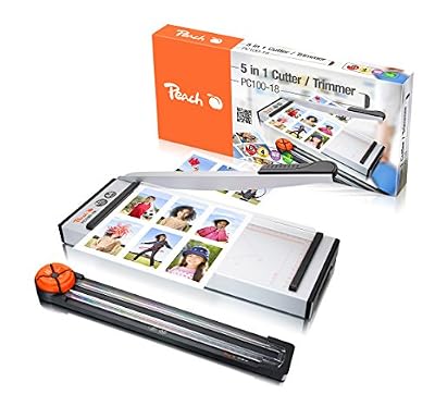 Peach Kompatible Toner+Tinte Peach 5in1 Papierschneider silber/schwarz