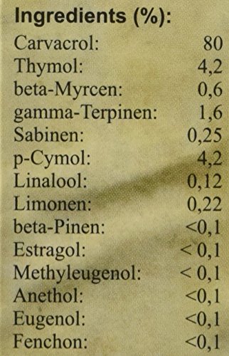 Athina Oregano Öl Bio, 100% ätherisches Oreganoöl Origanum vulgare, aus Griechenland, 80% Carvacrol, 1 X 10 ml - 2