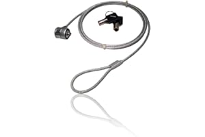 WORLD OF DATA Laptop/PC/Monitor Security Cable - Key Operated.